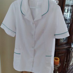 Elegant set of white Uniform, Made in Europe, Size - XL-1X